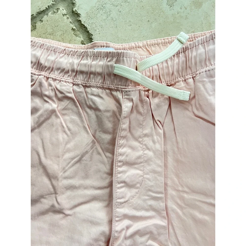 NEW Old Navy Boys Pink Bamboo Twill Jogger Shorts Built-In Flex XL 14-16 Plus